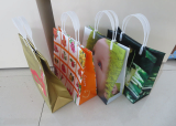 Factory Price Rigid Snap Handle Plastic Bag